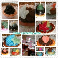 velitas cupcake aromaticas